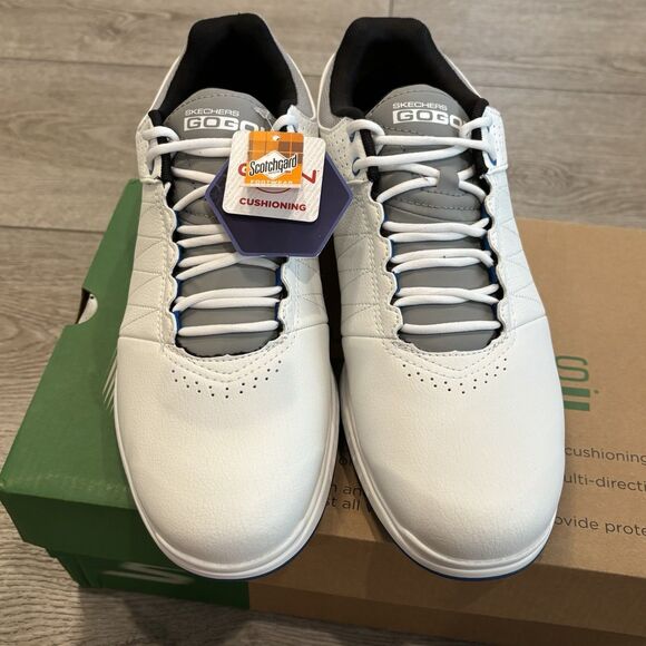 Skechers Go Golf Pivot Golf Shoes 54545 White / Gray Mens 8.5 New Comfort - Picture 3 of 8
